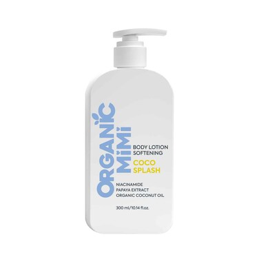 Organic Mimi Body Lotion Softening Coco Splash With Niacinamide Papaya Extract &amp; Organic Coconut Oil 300ml
