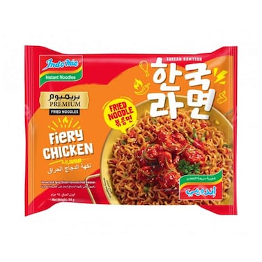 Indomie Premium Fried Noodles With Fiery Chicken Flavour 94g