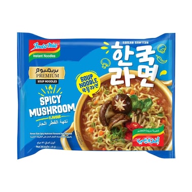Indomie Spicy Mushroom Flavour Soup Noodles 83g