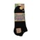 Proactive Bamboo Viscose Men's No Show Socks HM-PA-8502, Free Size 3 Pairs Plain Black (No Refund/Exchange for Hygienic Item)