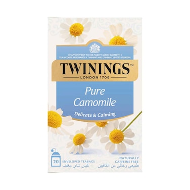 أكياس شاي تويننجز إنفوسو مع البابونج النقي، 1 غرام × 20 قطعة