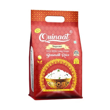 Quinaat Supreme 1121 XXL Long Grain Basmati Rice 5kg