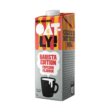 Oatly Barista Edition With Popcorn Flavour 1l