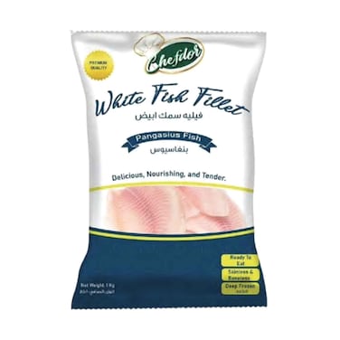 Chefdor Frozen Pangasius Fish Fillet White 1kg