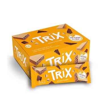 تريكس ويفر كريمة الشوكولاتة نباتي 30 جرام × 12 قطعة