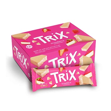 Trix Strawberry Cheesecake Wafer 30gx12 Pieces