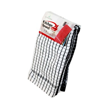 Cotton King Kitchen Towel 4Pieces Assorted 16x26 Inches