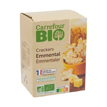 Carrefour Bio Emmental Crackers 100g