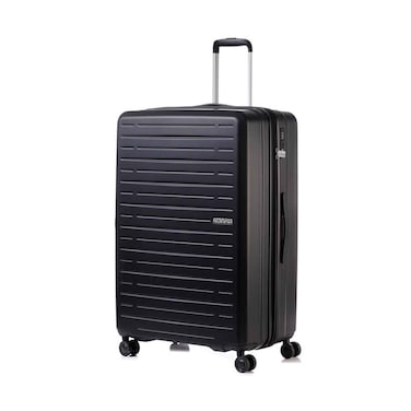 American Tourister Aerojoy Hard Trolley Luggage TSA 4 Wheels, Black 81cm