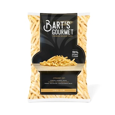 Bart's Gourmet Frozen Straight Cut Frozen Fries 2.5kg
