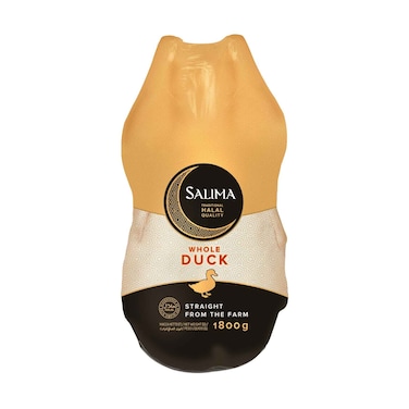 Salima Frozen Halal Whole Duck Straight From Farm 1.8Kg