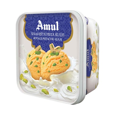 Amul Shahi Pista Kulfi Ice Cream 1L