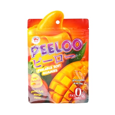 Peeloo Peelable Soft Gummies With Mango Flavor 75g
