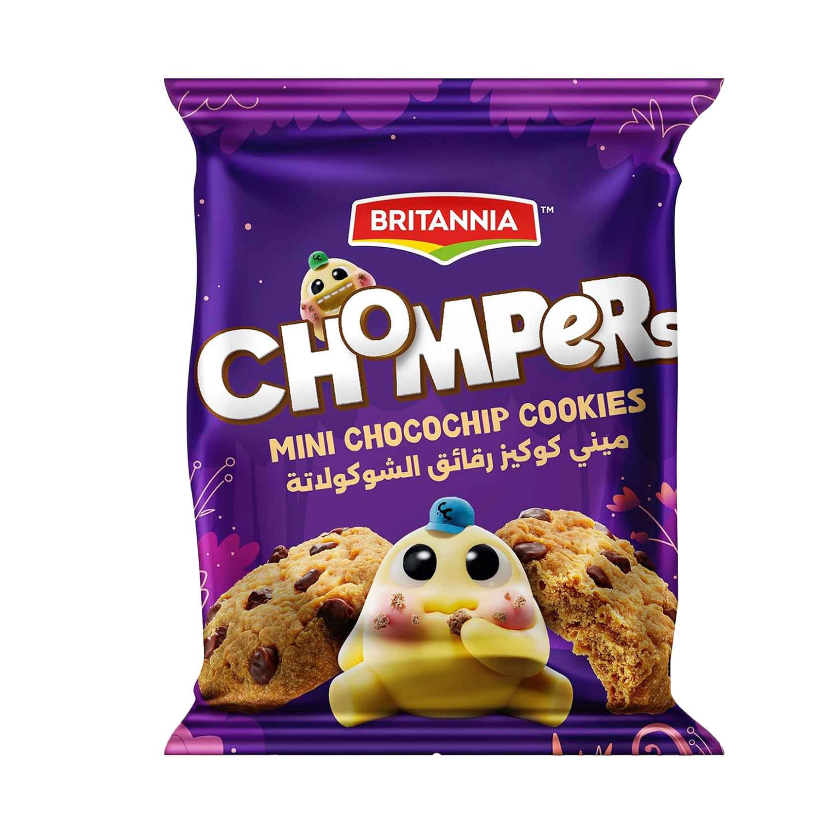 Britannia Chompers Mini Choco Chip Cookies 28g
