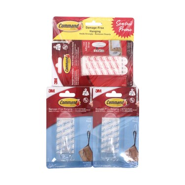 خطاف شفاف ثري إم كوماند، كبير