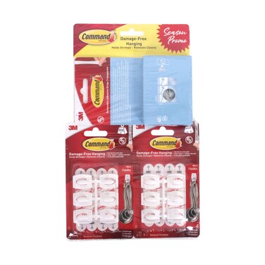 خطافات بيضاء ثري إم كوماند، صغيرة