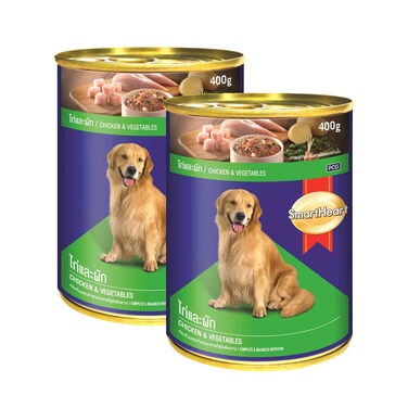 طعام كلاب معلب سمارت هارت متنوع 400 جم × 2 قطعة