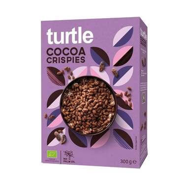 Turtle Cocoa Crispies Corn Cereal 300g