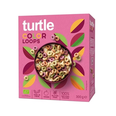 Turtle Color Loops Cereal 300g