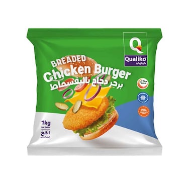 برجر دجاج كواليكو مجمد بالبقسماط 1 كجم