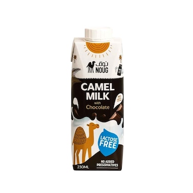 Noug Long Life Camel Milk With Chocolate Flavor 230ml