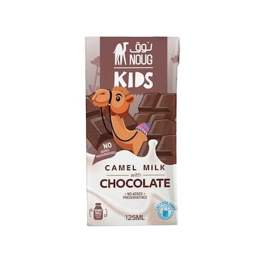 Noug Kids Long Life Camel Milk With Chocolate Flavor 125ml