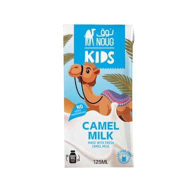 Noug Kids Long Life Camel Milk Plain 125ml