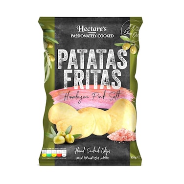 Hectare's Patatas Fritas Hand Crafted Chips With Himalayan Pink Salt 120g