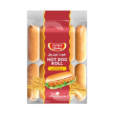Q Bake Hot Dog Roll 10 Pieces