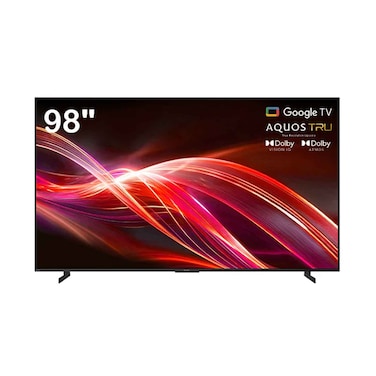 تلفزيون ذكي شارب QLED 4K UHD جوجل تي في 4T-C98HN7000X مقاس 98 بوصة