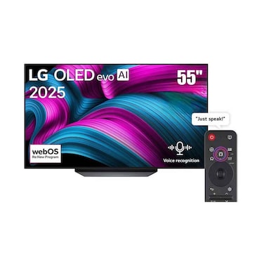 تلفزيون إل جي الذكي OLED سلسلة AI EVO بدقة 4K موديل OLED55CS5VA حجم 55 بوصة