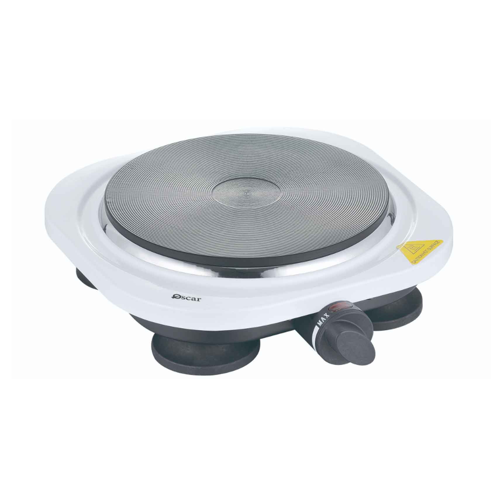 Oscar Hot Plate Single OHP-10W1 185mm White