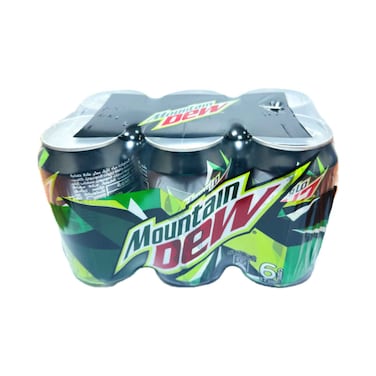 Mountain Dew Soft Drink Can 320ml&times;6 Pieces