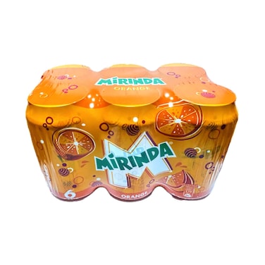 Mirinda Soft Drink Can With Orange Flavour 320mlX6 Pieces