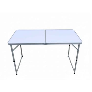طاولة جراندالا المحمولة المصنوعة من الألومنيوم مقاس 120×60×70 سم