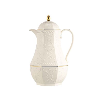 Rose Thermos Coffee Vacuum Flask White Rock 1 Liter