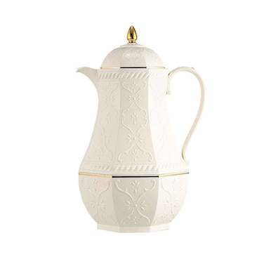 Rose Thermos Coffee Vacuum Flask White Rock 1.3 Liter