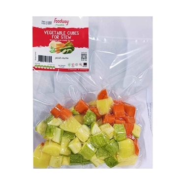 Fresh Vegetable Cubes For Stew 450g