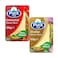Puck Emmental Natural Cheese Slices 150g &amp; Puck Cheddar Natural Cheese Slices 150g