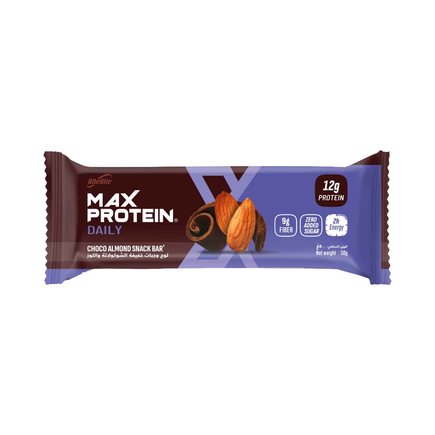 Rite Bite Max Protein Daily Bar Choco Almond 50g