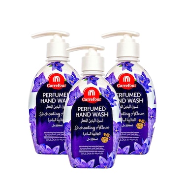 Maf Carrefour Perfumed Handwash Assorted 250mlx3 Pieces