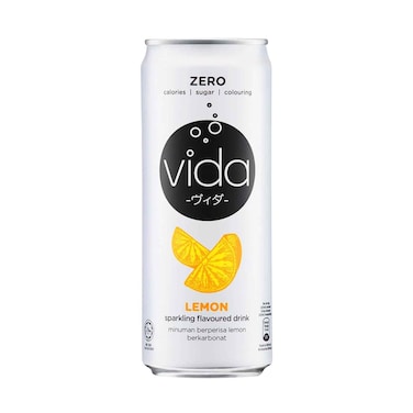 Vida Zero Sparkling Drink With Lemon Flavour 325ml