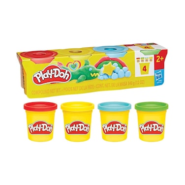 مجموعة بلاي دو الكلاسيكية المكونة من 4 قطع