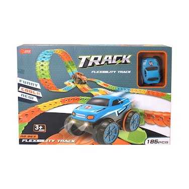 Electric Track Car 185 Pieces