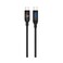 Swiss Military Braided Cable 100W C-C with LED 1m Black
