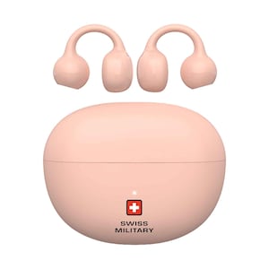 Swiss Military Earbuds Air Conduction Wireless Stereo Pink