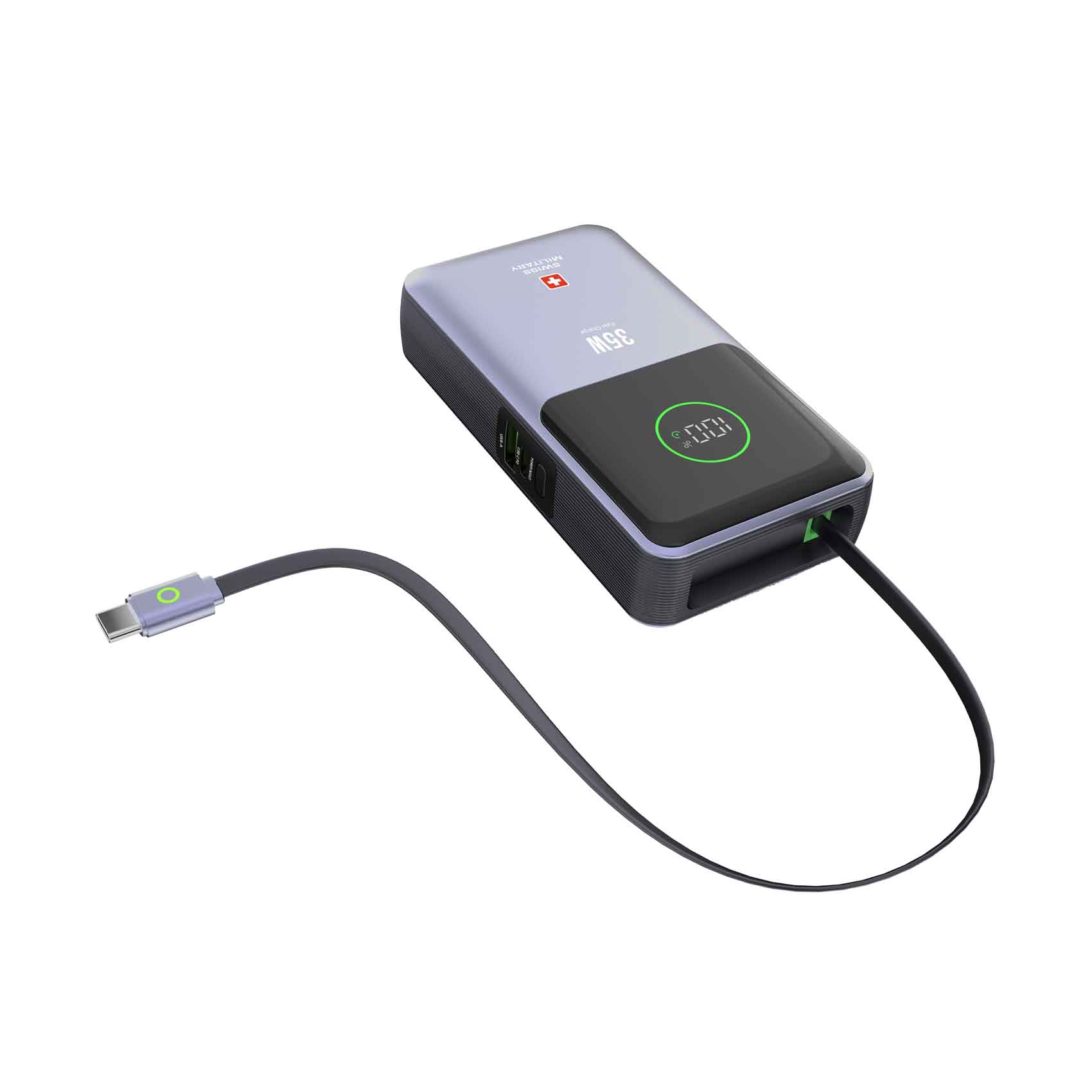 Swiss Military Power Bank Led Display 10000mAh 35W