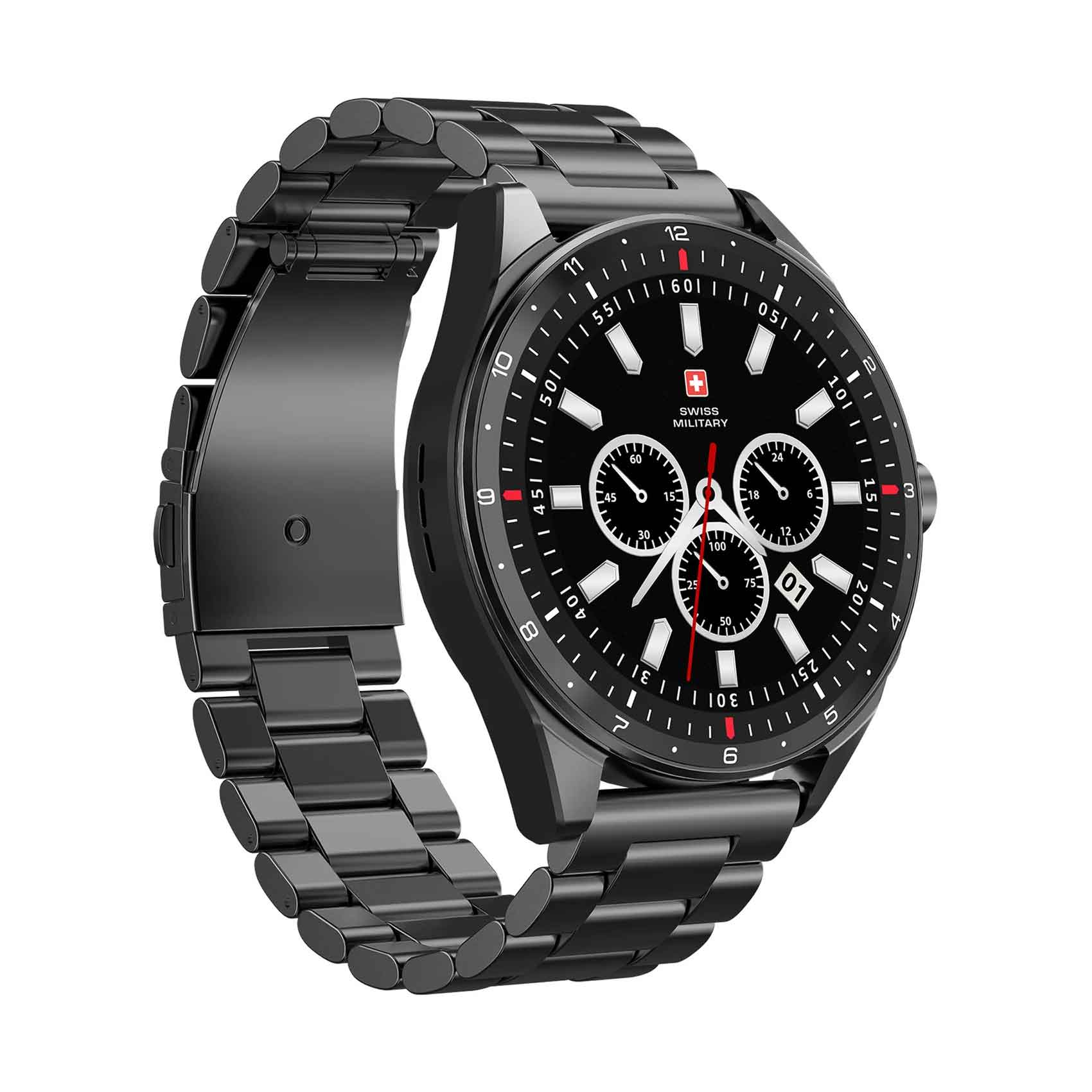 Swiss Military Smartwatch DOM Musical Series 1 Gunmetal BLack