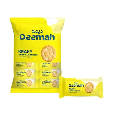 Deemah Kraky Salted Crackers 39gx12 Pieces