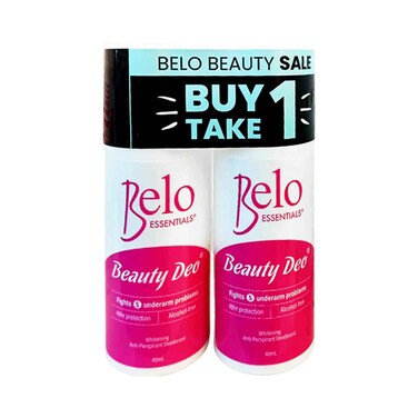 Belo Essentials Beauty Women Deodorant 40mlx2 Pieces